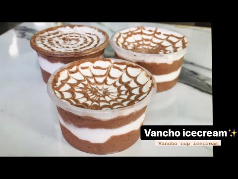 VANCHO ICECREAM | a dessert | vancho cup  icecream | easy and delicious | flavours corner✨