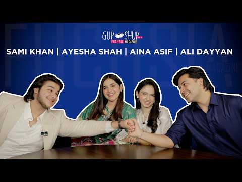 Cast Of TLBN | Aina Asif | Ali Dayyan | Ayesha Shah | Sami Khan | Gup Shup With FUCHSIA