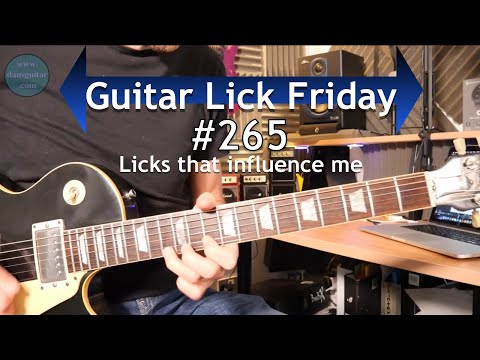 Lick Friday Week 265 - Players licks that influenced me - Richie Sambora - Dm