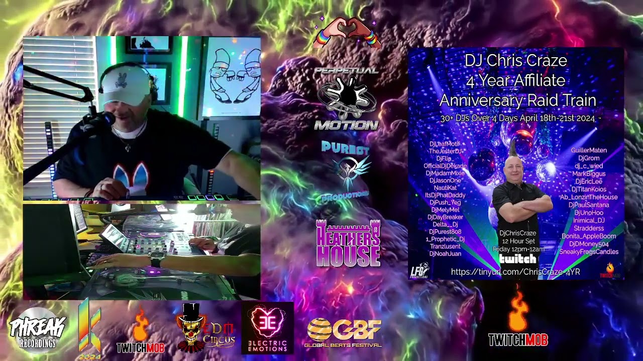 Chris Craze 4 Year Affiliate Anniversary Raid Train