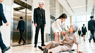 Poor Girl Helps Fallen Cleaning —Not Knowing She’s Billionaire CEO’s Mom, Chooses Her as His Bride!
