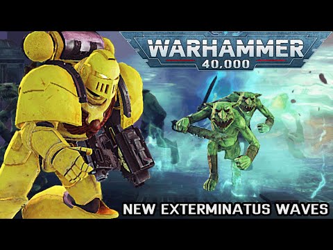 NEW PVE ARENA: 1 Imperial Fist vs 500 Orks! - Warhammer 40K: Space Marine, Augmented Mod