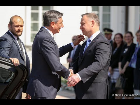The President of Slovenia - Borut Pahor and Prime Minister of Portugal - Antonio Costa in Poland
