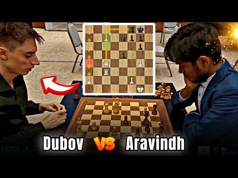 Dubov vs Aravindh | 🔥 Deep Calculations in a Major Pieces Endgame! ♟️