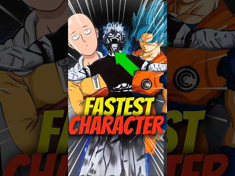 Fastest character in anime 😱 #anime #animeedit
