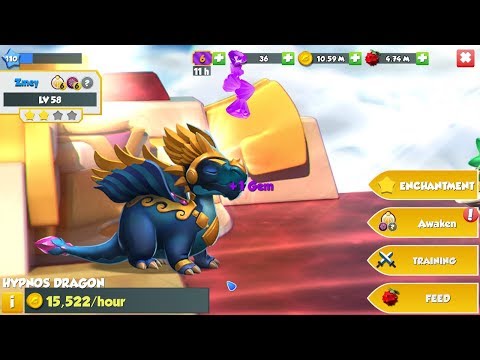 Upgrade Level 58 -59 Hypnos Dragon - Gameplay - Dragon  Mania Legends - part 833 HD