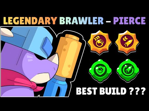 The BEST BUILD for PIERCE 🔫in Brawl Stars