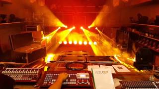 JUN PRO Mini Pearl DMX controller with Sharpy 7R Beam230 #show #stage lighting#malaysia