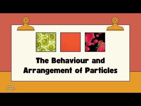 The arrangement of particles in solids, liquids | Physics - Particle Theory & States of Matter