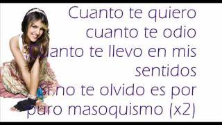 eiza gonzalez(lola)-masoquismo-letra
