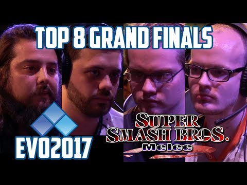 EVO 2017 SMASH MELEE TOP 8 (TIMESTAMP) MANGO ARMADA HUNGRYBOX MEW2KING PLUP SFAT LUCKY MOON