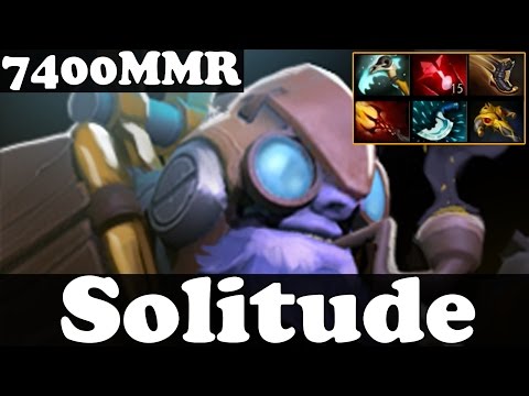 Dota 2 - Solitude 7400 MMR Plays Tinker vol 4 - Ranked Match Gameplay