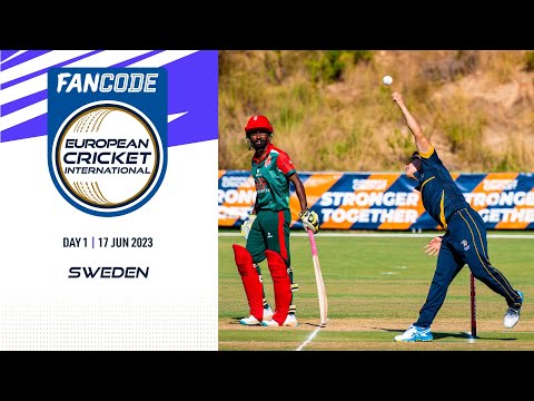 🔴 FanCode ECI Sweden, 2023 | Day 1 | T10 Live International Cricket | European Cricket
