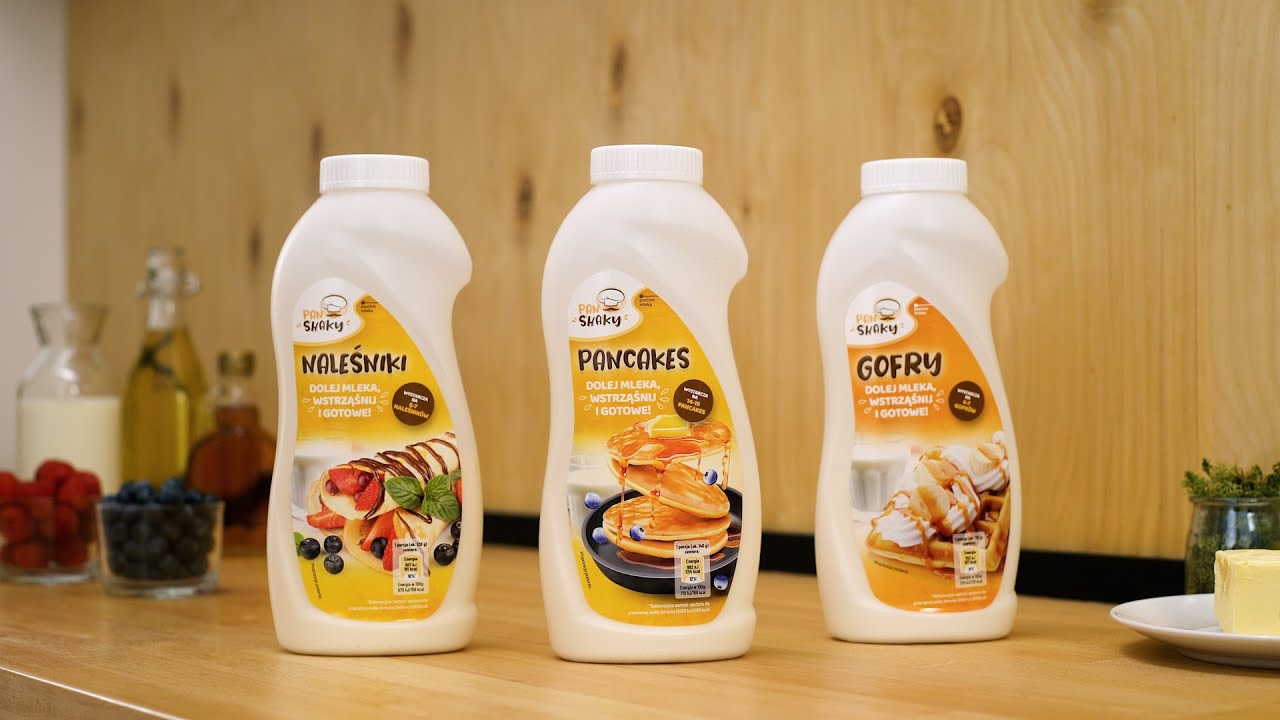 Pan Shaky - Gotowe mieszanki ciasta w butelkach