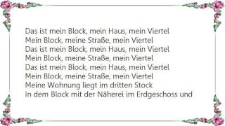 Blumentopf - Mein Block Lyrics