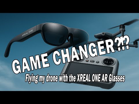 XREAL ONE Glasses are a Game Changer When Flying Drones! #XREALONE #DJIAir3S #dronetechnology