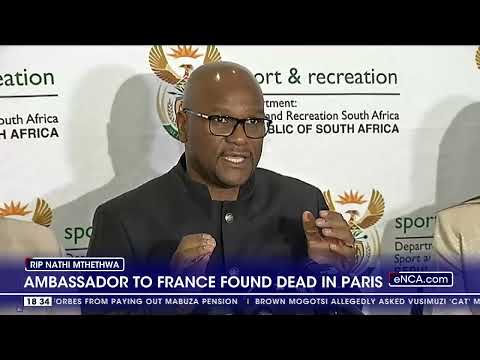 RIP Nathi Mthethwa Mthethwa reportedly fell off a hotel building