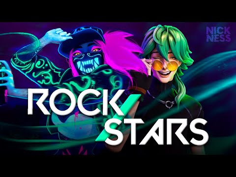 K/DA vs. HEARTSTEEL - ROCK/STARS (Mixed Mashup) // by Nickness