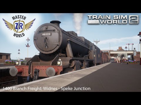 1400 Branch Freight: Widnes - Speke Junction - Spirit of Steam - 8F - Train Sim World 2