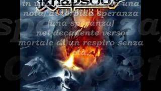 Rhapsody of Fire - The Frozen Tears Of Angels Lirycs