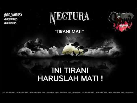 NECTURA  TIRANI MATI (LIRIK)