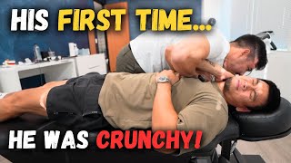 He Was SCARED of NECK CRACKS…. Until THIS! || Small Business Owner Treatment Giveaway Series EP. 4