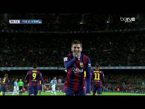 Lionel Messi vs Espanyol (Home) 2014-15 HD 1080i By IramMessiTV