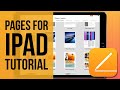 Pages For IPad Tutorial 2019