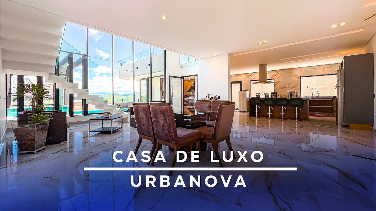 CASA DE LUXO COM 4 SUÍTES À VENDA EM CONDOMÍNIO FECHADO | URBANOVA – SÃO JOSÉ DOS CAMPOS-SP