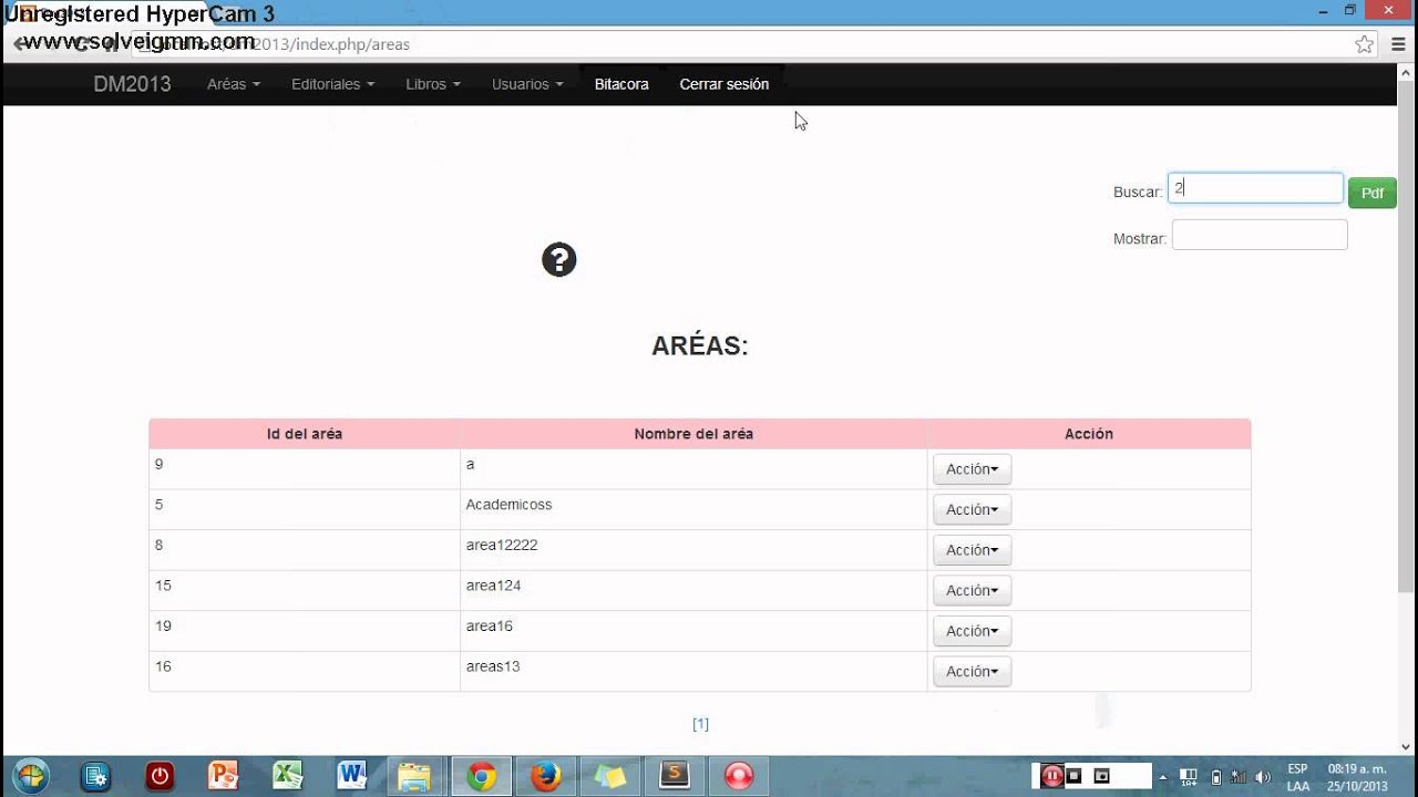 crear PDF con filtros