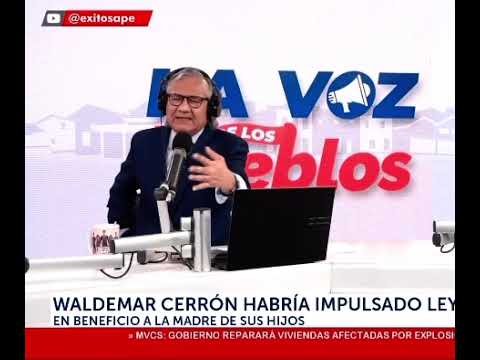 Waldemar C impulsó ley para benefició  a ex esposa. M20-8-25