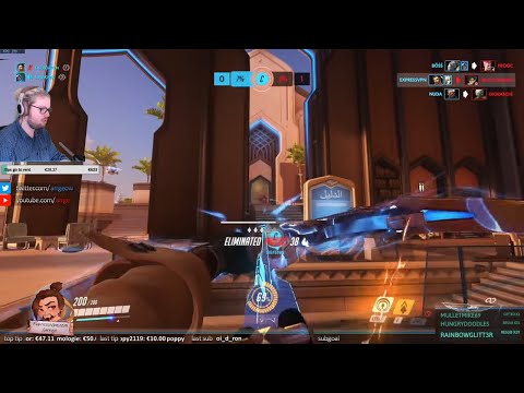 ARRGE BEST HANZO IN THE WORLD?! [ OVERWATCH SEASON 25 TOP 500 ]