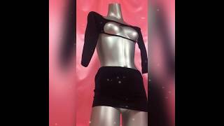 komanakomi 穴あき 水着 レオタード オープンショーツ コスプレ ブラック