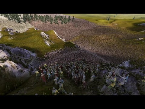 1 Million Orcs and Trolls vs 3 Million Footmen Ultimate Epic Battle Simulator 2
