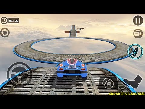 Impossible Car Tracks 3D: Blue Car Driving Simulator Stage 14 & 15 Competed - Android GamePlay 2020