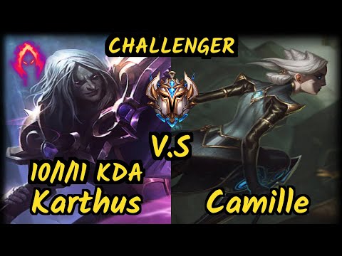ONE 4LaN (KARTHUS) vs CAMILLE - 10/1/11 KDA JUNGLE CHALLENGER GAMEPLAY - BR