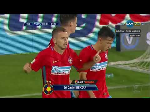 Gol Daniel Benzar (min 82) si Viitorul - FCSB 1-3  - #steaua Liga 1 - Etapa 6