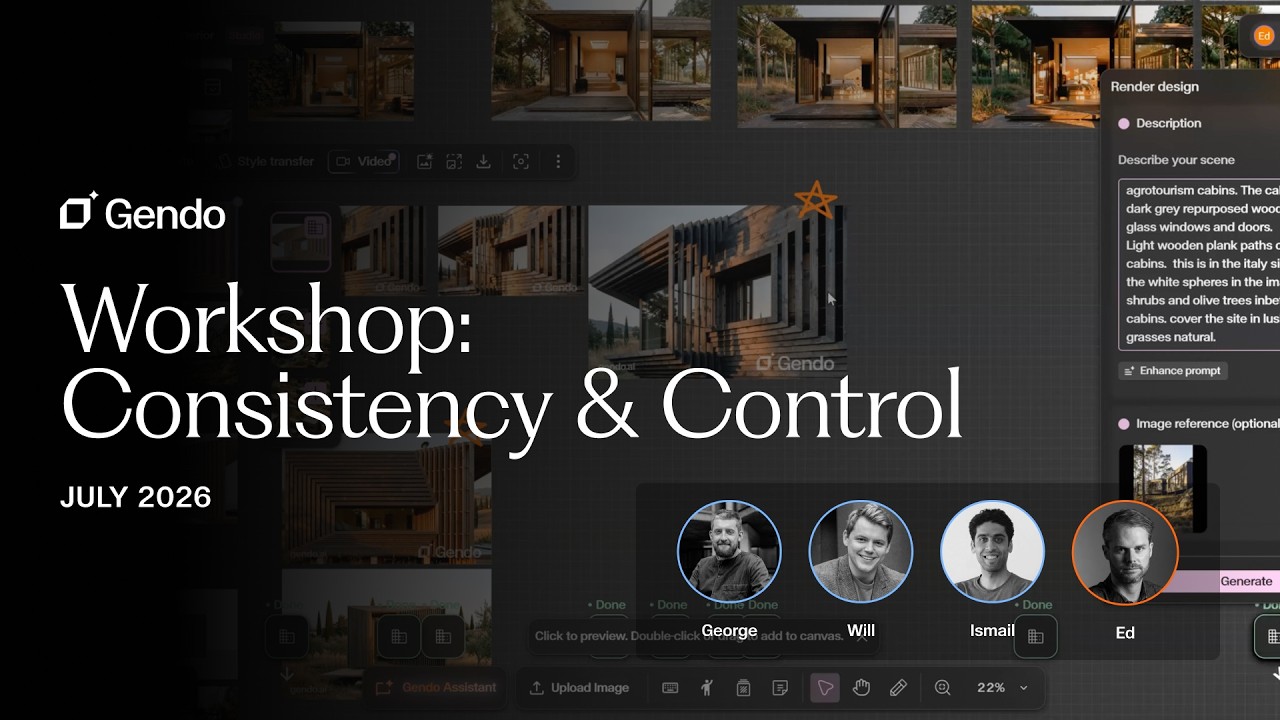 Workshop: Getting Gendo Right — Consistency & Control (with Edward Meyers, Settle)