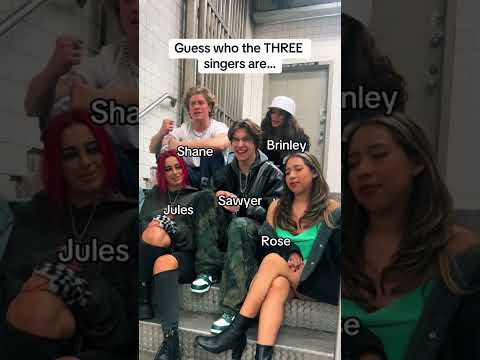 Guess who the three singers are…