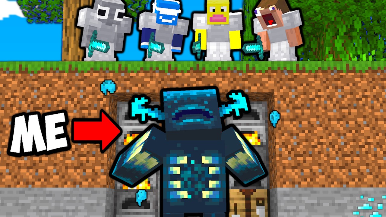 Minecraft Manhunt, But I Can SHAPESHIFT...
