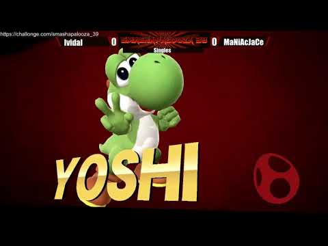 SmashaPalooza 39: Winners Finals - MaNiAcJaCe (Sheik, Diddy Kong) vs Ividal (Yoshi)