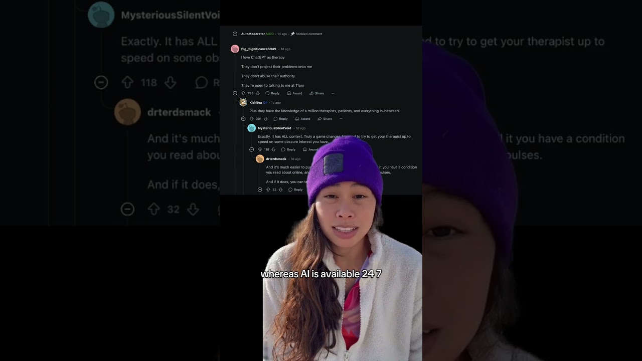 “ChatGPT has helped me more than 15 years of therapy” - agree or disagree? 🍄 #ai #chatgpt #therapy