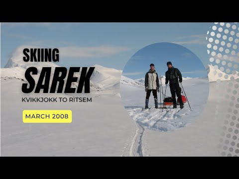 Skiing sarek marts 2008