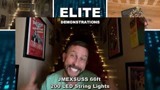Review JMEXSUSS 66ft 200 LED String Lights