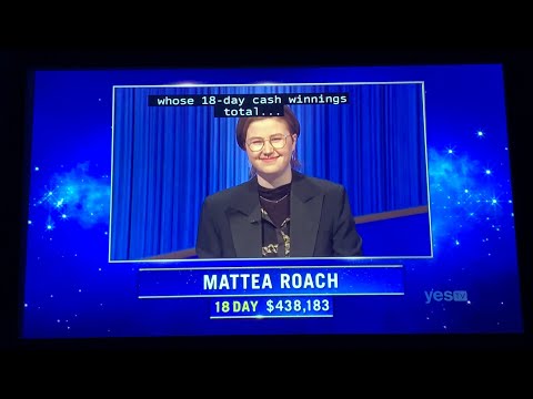 Jeopardy, intro - Mattea Roach DAY 19 (4/29/22)