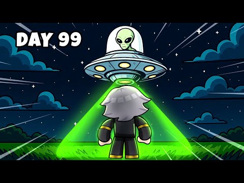 INTENSE! 99 Nights of Survival Against an Alien Invasion in 99 Nights in the Forest Roblox!