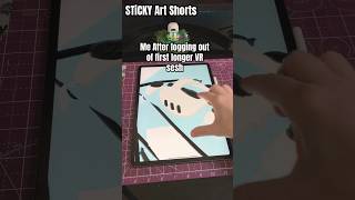 Zooming Until I get VR / Motion Sick 🤢 in the infinite art gallery #art #zoom  #shorts #quest3