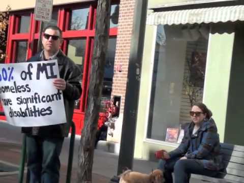 Homeless Awareness Day in Traverse City MI  Nov.2012