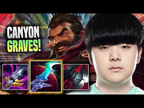 CANYON IS A MONSTER WITH GRAVES! - DK Canyon Plays Graves TOP vs Karthus!