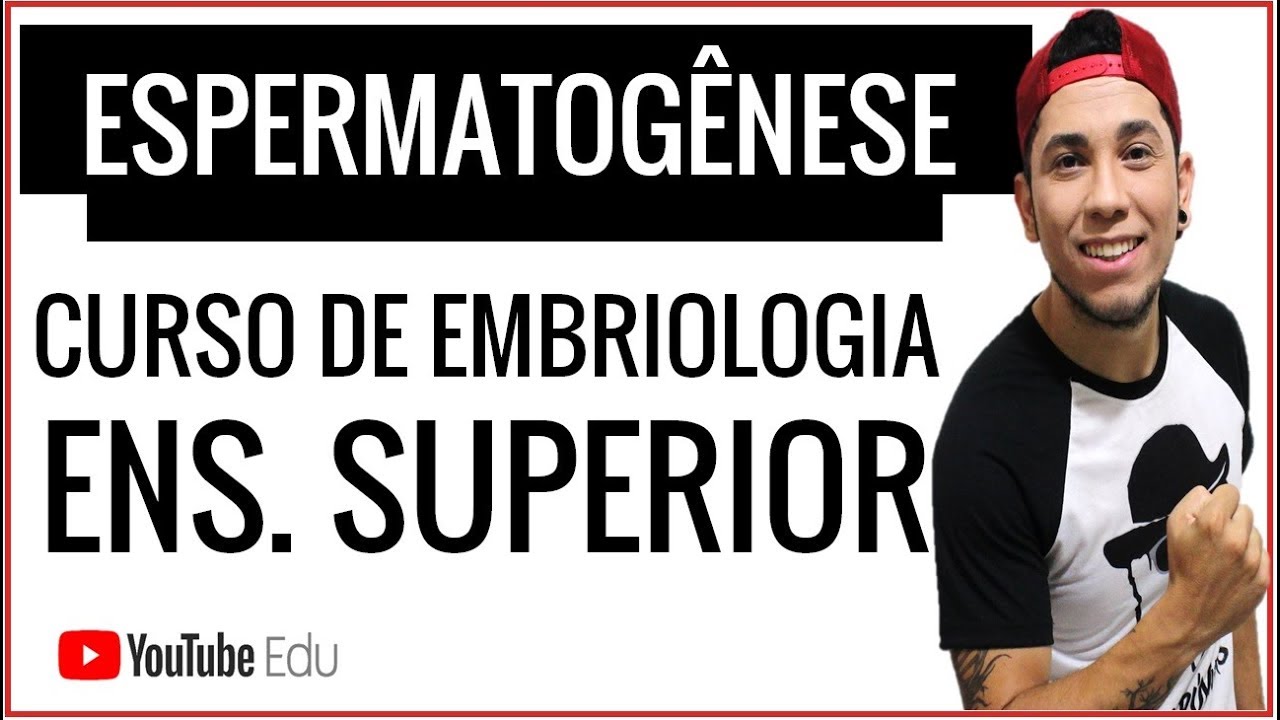 Aula 1/2: ESPERMATOGÊNESE - EMBRIOLOGIA PARA ENSINO SUPERIOR - Prof Patrick Gomes